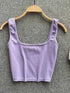 Women Backless Crop Top-Slim Fit Tank Top